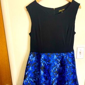 Royal Blue Shelby Nites High Low Evening Dress